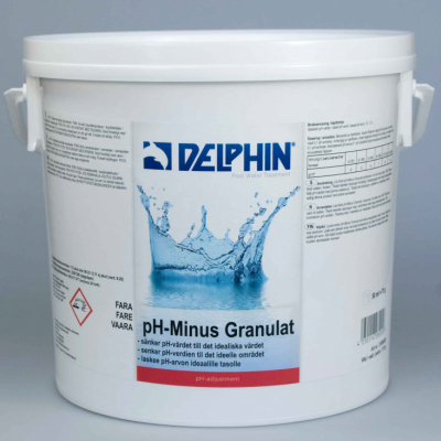 Delphin pH-Minus Granulat 5kg i gruppen Pool & Tillbehör / Kemikalier Pool / PH + / PH - hos Trygghandel Sverige AB (31801000)