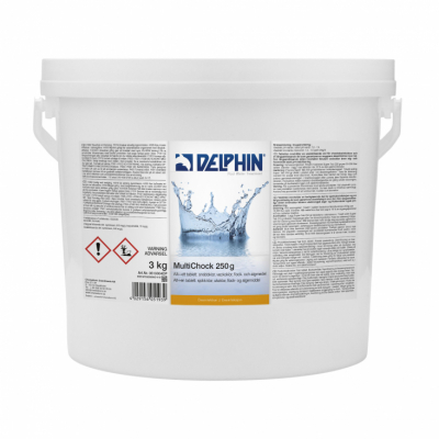 Delphin MultiChock 250g, 3kg i gruppen Pool & Tillbehör / Kemikalier Pool / Klor hos Trygghandel Sverige AB (0519004DP)