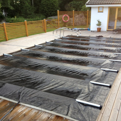 Rolltop pooltäckning 7 x 3,5 m