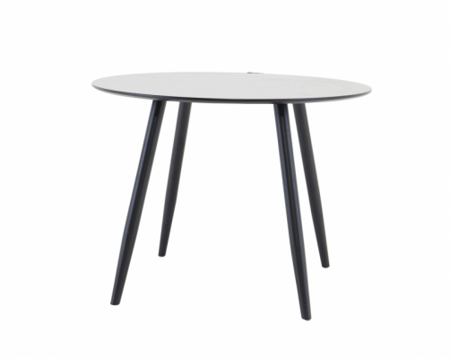 Plaza matbord Ø 100 cm - svart i gruppen Hem & Trädgård / Möbler & Inredning / Matbord & köksbord hos Trygghandel Sverige AB (TH17940-488)