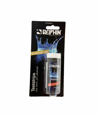 Delphin Teststickor pH/klor/brom/alkalinitet 50st i gruppen Spabad / Spakemi / Vattenkvalité hos Trygghandel Sverige AB (TH2306754DP)