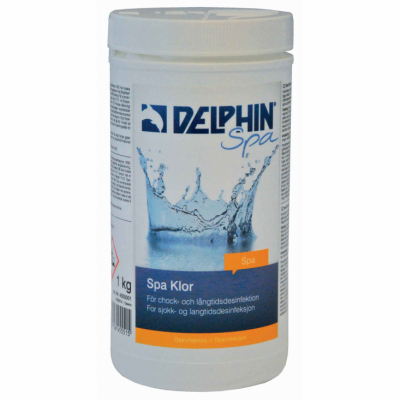 Delphin Spa Klor 1 kg i gruppen Spabad / Spakemi / Vattenkvalité hos Trygghandel Sverige AB (TH4555001)