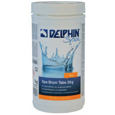 Delphin Spa Brom Tabs 20g 1 kg i gruppen Spabad / Spakemi / Vattenkvalité hos Trygghandel Sverige AB (TH4560001)