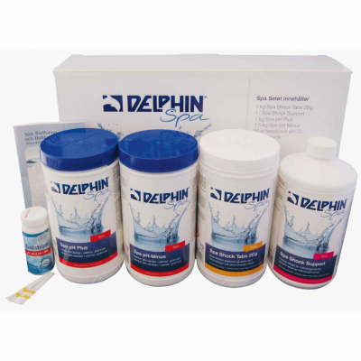 Delphin Spa Startset Aktivt syre (Klorfritt) i gruppen Spabad / Spakemi / Vattenkvalité hos Trygghandel Sverige AB (TH4591000)