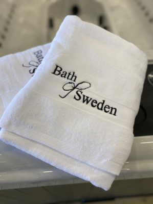 Handduk vit Bath Of Sweden  i gruppen Badrum / Tillbehör badrum hos Trygghandel Sverige AB (trpart891)