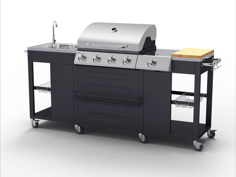Gasolgrill 4 + 1 kokplatta (Hem & Trädgård) | Trygghandel.se Gasolgrill 4 + 1 kokplatta (Hem & Trädgård) | Trygghandel.se