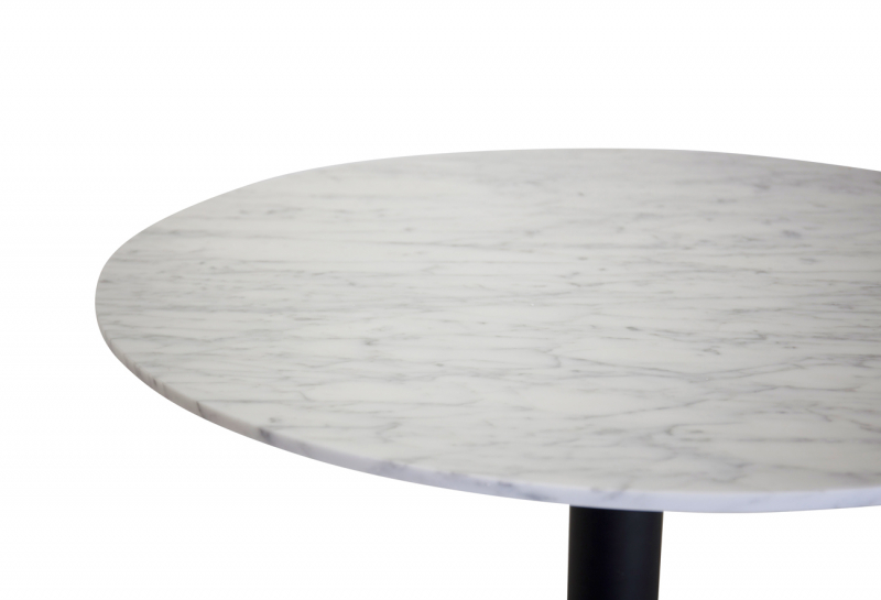 Estelle runt matbord Ø 106 cm svartvit marmor (Hem Estelle runt matbord Ø 106 cm svartvit marmor (Hem