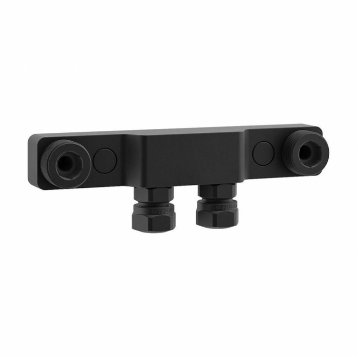 Svart Blandarfäste för synlig rördragning 150/40 c/c, Trio i gruppen Badrum / Blandare / Duschblandare hos Trygghandel Sverige AB (8352227)
