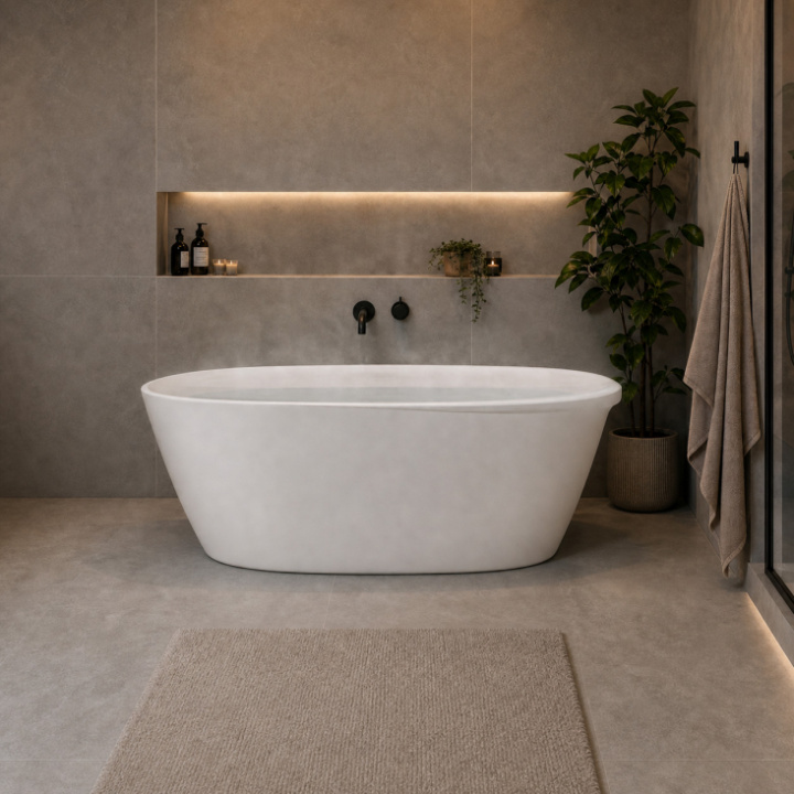 BathOfSweden Badkar - Sanden matt vit i gruppen Badrum / Badkar / Designbadkar hos Trygghandel Sverige AB (AIF-125573)