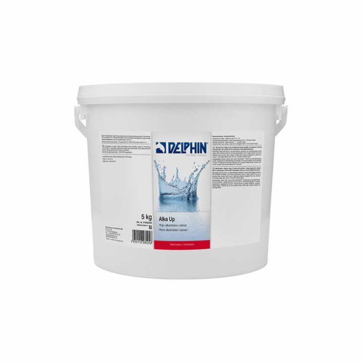 Delphin Alka Up granulat 5kg i gruppen Pool & Tillbehör / Kemikalier Pool / Vattenbalans hos Trygghandel Sverige AB (CF31802500)