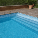 Thermopool Premium 4x8x1.5 m inkl. gaveltrappa & rostfria detaljer