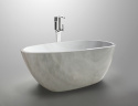 Badkar - Carpo 140cm Marmor