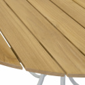 Matbord Holmsund Teak/Silver