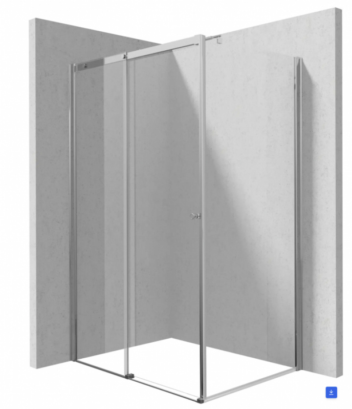 Duschvägg 120x80cm i gruppen Badrum / Dusch / Duschdörrar / Duschsystem Kerria Plus hos Trygghandel Sverige AB (KKN0P12S08)
