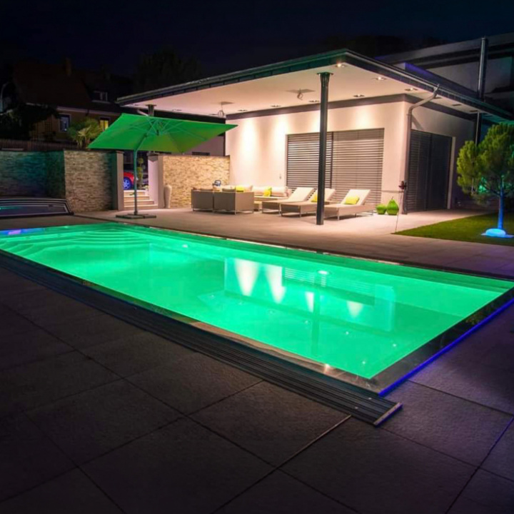 Tillägg RGB belysning Glasfiberpool i gruppen Pool & Tillbehör / Pooler / Glasfiberpool hos Trygghandel Sverige AB (POS01)