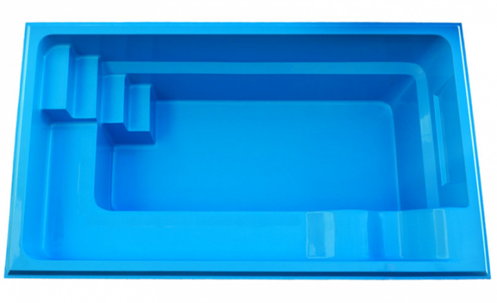 Glasfiberpool Haiti i gruppen Pool & Tillbehör / Pooler / Trädgårdspool / Glasfiberpool hos Trygghandel Sverige AB (POS450)