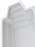 Glasfiberpool Capri 5,50 m vit