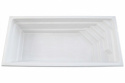 Glasfiberpool Malibu 6,5 m vit