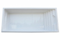 Glasfiberpool Hawaii 8,5 m vit
