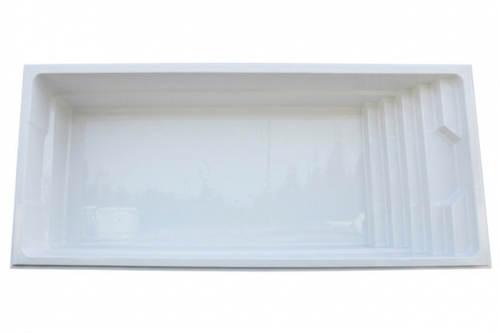 Glasfiberpool Hawaii 8,5 m vit i gruppen Pool & Tillbehör / Pooler / Glasfiberpool / Glasfiberpool hos Trygghandel Sverige AB (POS850-W)