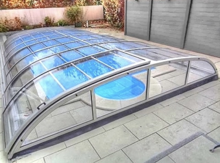 Pooltak 10,68 x 5,17 m i gruppen Pool & Tillbehör / Pooltillbehör / Pooltak hos Trygghandel Sverige AB (Pooltak1068)