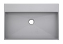 Acero tvättställ Grå metallic 60x40 cm