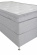 FURUDAL Enkelsäng Medium - 120x200 ljusgrå polyester
