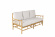 Cane 3-sits soffa i bamboo