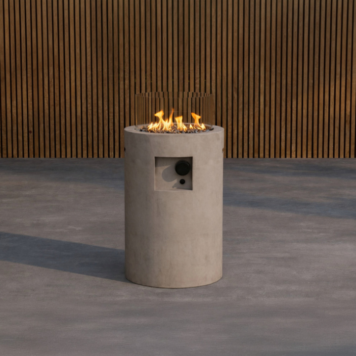 Kea fire pit grå Ø41 cm - Gas i gruppen Hem & Trädgård / Grillar & Stekhällar / Eldstäder / Terassvärmare hos Trygghandel Sverige AB (VD9923-300)
