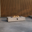 Kea fire pit grå 68 X 30 X 137 cm - Gas