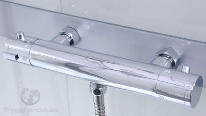 Termostatblandare Round i gruppen Badrum / Blandare / Duschblandare hos Trygghandel Sverige AB (faucet-round)