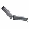 Lock spabad fyrkantigt 200 x 200 cm - Radie: 250 mm